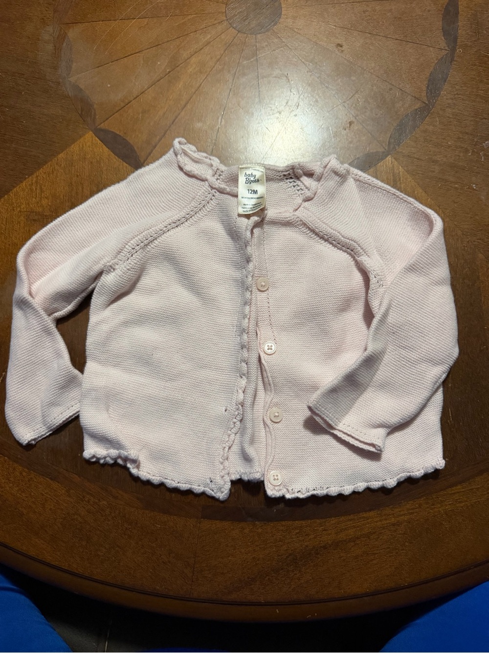 Baby Light Pink Knit Cardigan baby bgosh